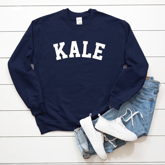 Tops - KALE YALE Veggies Sweatshirt • Birthday Gift • Made to order 🧶